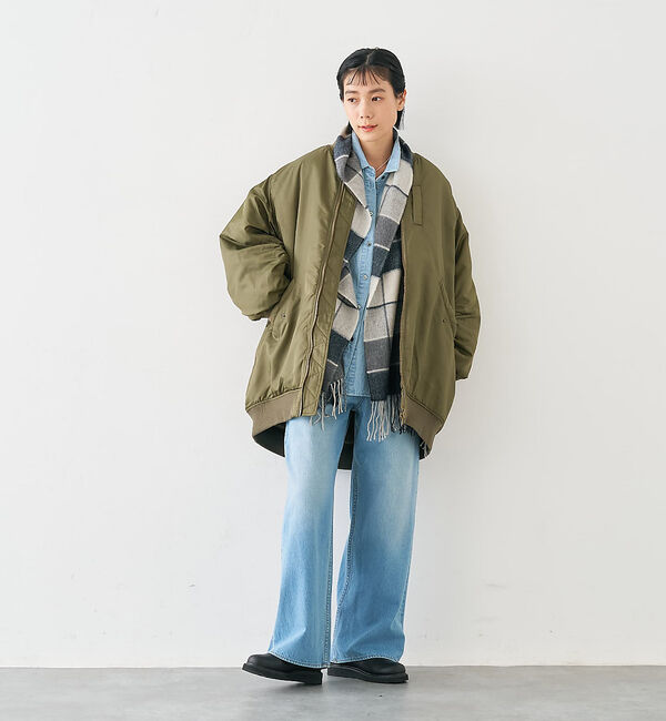 collex「ナイロンツイル中綿ブルゾン」|ブルゾン・スタジャン|