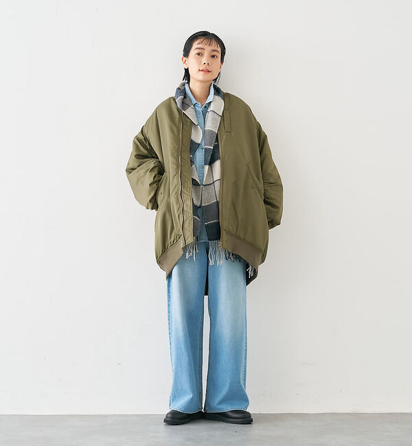 collex「ナイロンツイル中綿ブルゾン」|ブルゾン・スタジャン|
