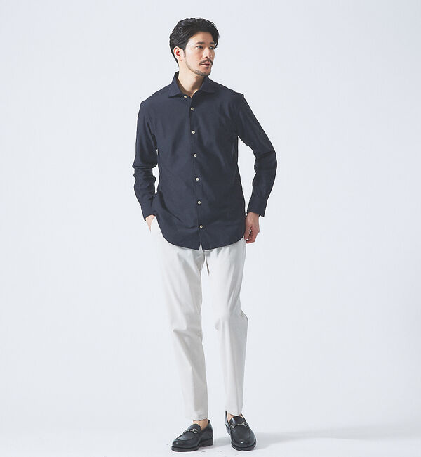 ABAHOUSE「【FLEX SHIRTS】36ゲージ コットン モクロディ シャツ」|シャツ・ブラウス|