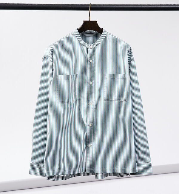 ABAHOUSE「センタータック バンドカラーシャツ」|シャツ・ブラウス|