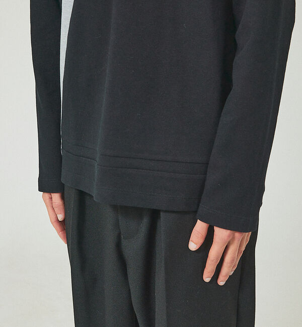 ABAHOUSE「【バイアスライン】配色切り替え ポンチ 長袖Tシャツ」|Tシャツ・カットソー|