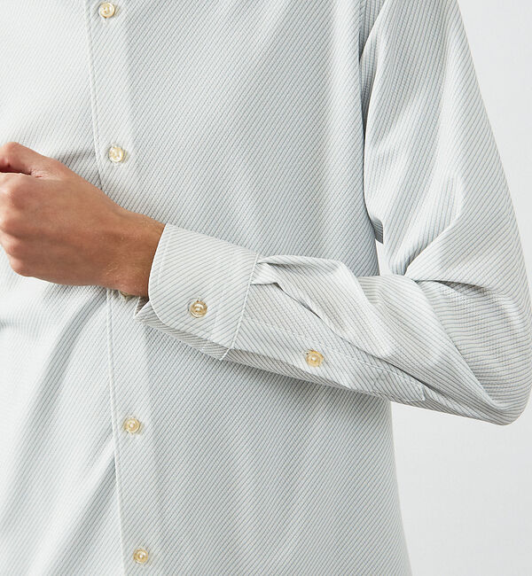 ABAHOUSE「【FLEX SHIRTS】ドライメッシュ 360&deg;ストレッチ ジャージシャツ」|シャツ・ブラウス|