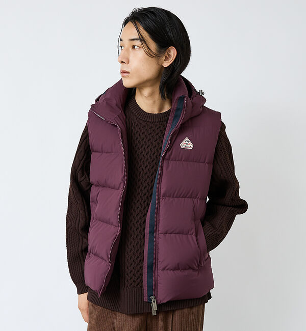 ABAHOUSE「【PYRENEX / ピレネックス】HMY022/SPOUTNIC MINI R」|ダウン|ボルドー