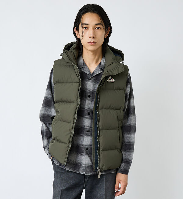 ABAHOUSE「【PYRENEX / ピレネックス】HMY022/SPOUTNIC MINI R」|ダウン|カーキ