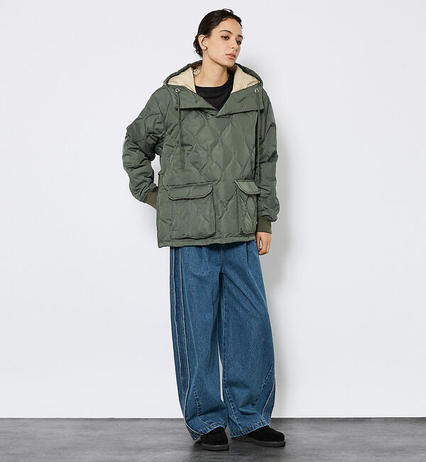 ABAHOUSE「【TAION / タイオン】ミリタリー ダウンフーディー/ダウン/プルオーバー/」|ダウン|