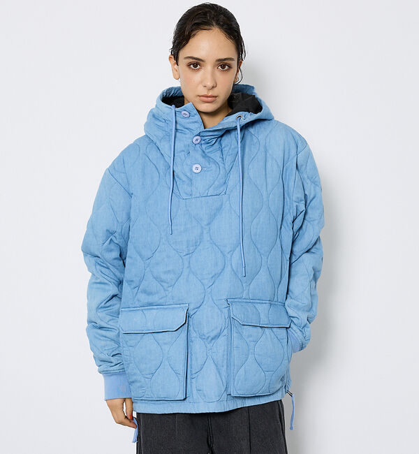 ABAHOUSE「【TAION / タイオン】ミリタリー ダウンフーディー/ダウン/プルオーバー/」|ダウン|ブルー系その他2