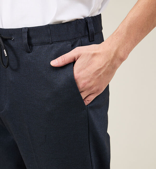 ABAHOUSE「【新型/セットアップ対応】ポンチ イージースラックス / 4WAYストレッチ /」|スラックス|