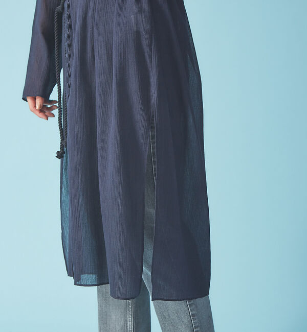 Rouge vif「コットン楊柳ガウンワンピース」|シャツ・ブラウス|