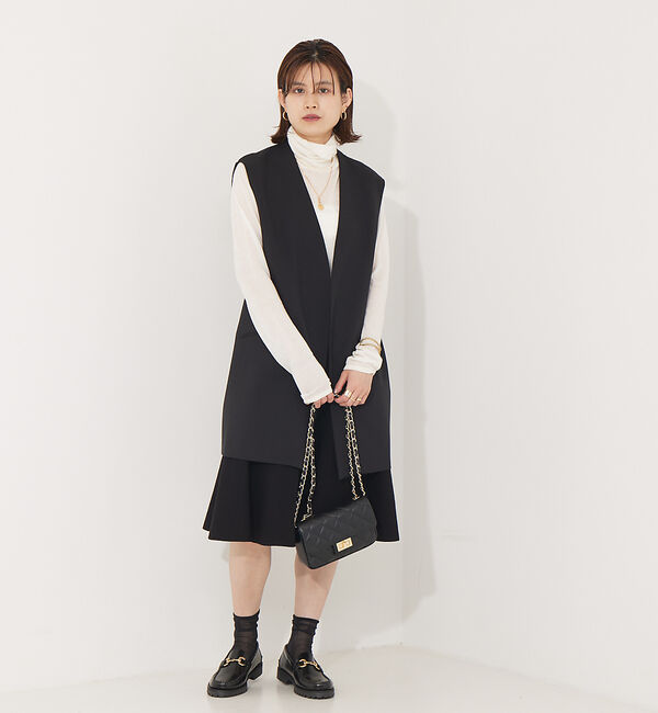 Rouge vif「ウール混タートルネックニットプルオーバー」|ニット・セーター|