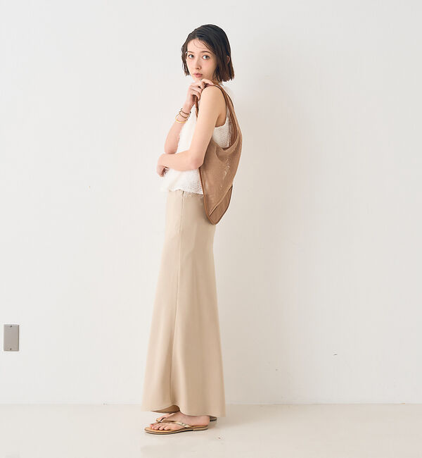 Rouge vif「【一部店舗限定】シアーミックスペプラムブラウス」|シャツ・ブラウス|