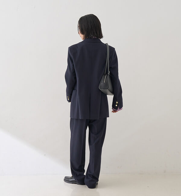 Rouge vif「【セットアップ対応】メンズライクウール混サキソニージャケット」|テーラードジャケット|