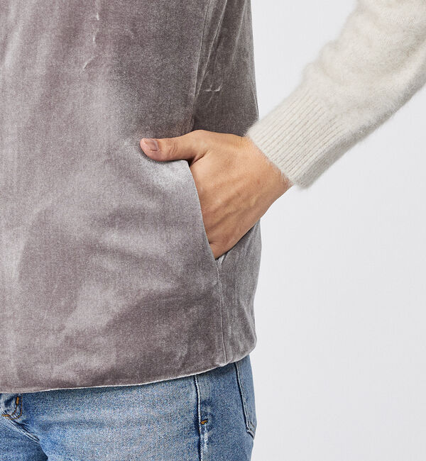 Rouge vif「【Keena/キーナ】ベルベットベスト/トップス/ベロア【WEB限定】」|ベスト・ジレ|