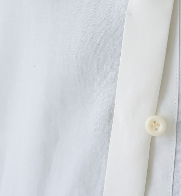 Rouge vif「ウエストタックドレープロングシャツ」|シャツ・ブラウス|