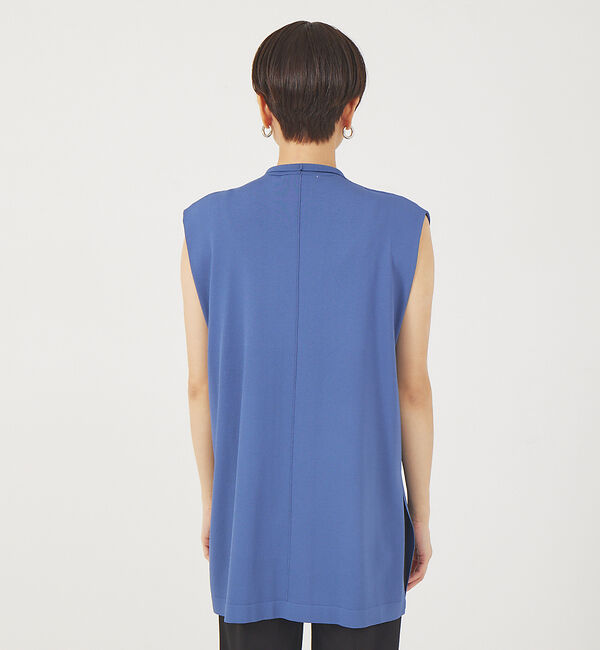 qualite「レーヨンストレッチニットジレ」|ベスト・ジレ|