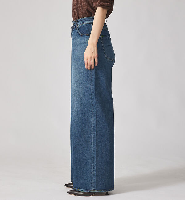qualite「【YANUK】KATE (Loose Buggy) ワイドデニム」|デニム|