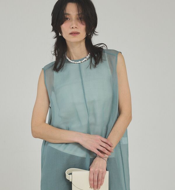 qualite「【大人の天然石】サザレスライドネックレス」|ネックレス|