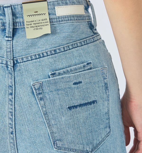 qualite「【YANUK】Wide Flare MFT ワイドフレアパンツ」|デニム|