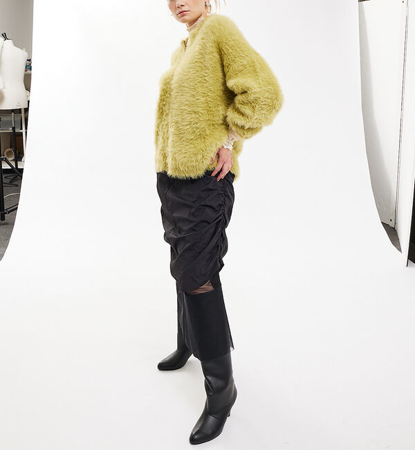 AU BANNISTER「【LAROUTE】ルーズロングブーツ」|ショートブーツ|