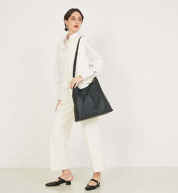 LOWELL things「Sque/ギャザーワンショルダーバッグ」|ショルダー・メッセンジャー|