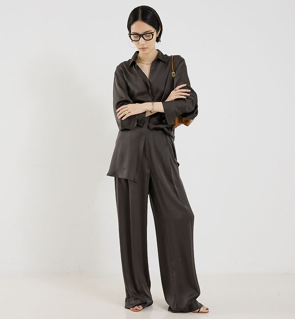 The Store by C' 「【COCUCA】ウォッシャブルシルクシャツ」|シャツ・ブラウス|