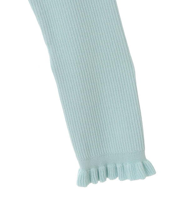 TIARA「プチフリルボートネックリブニット」|ニット・セーター|