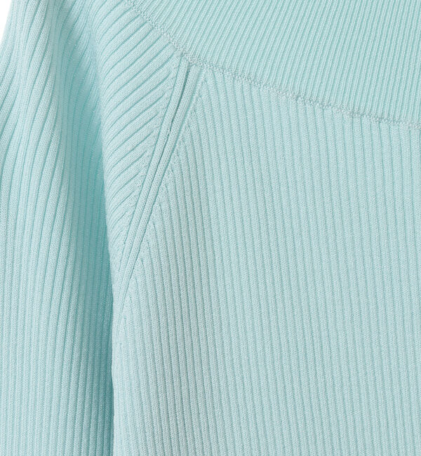 TIARA「プチフリルボートネックリブニット」|ニット・セーター|