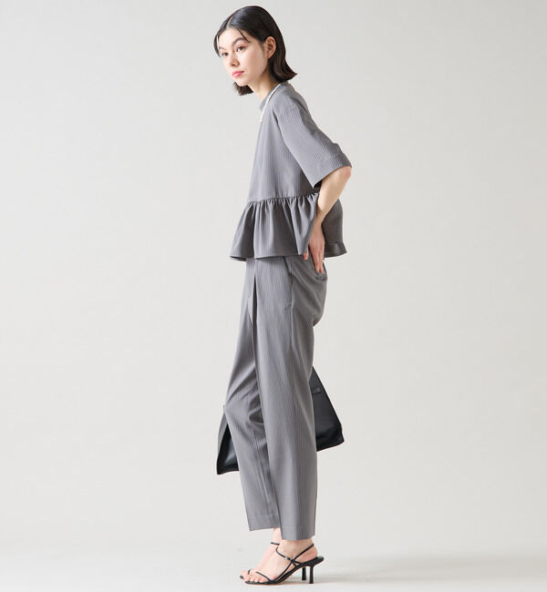 TIARA「タックテーパードパンツ（セットアップ可）」|その他|