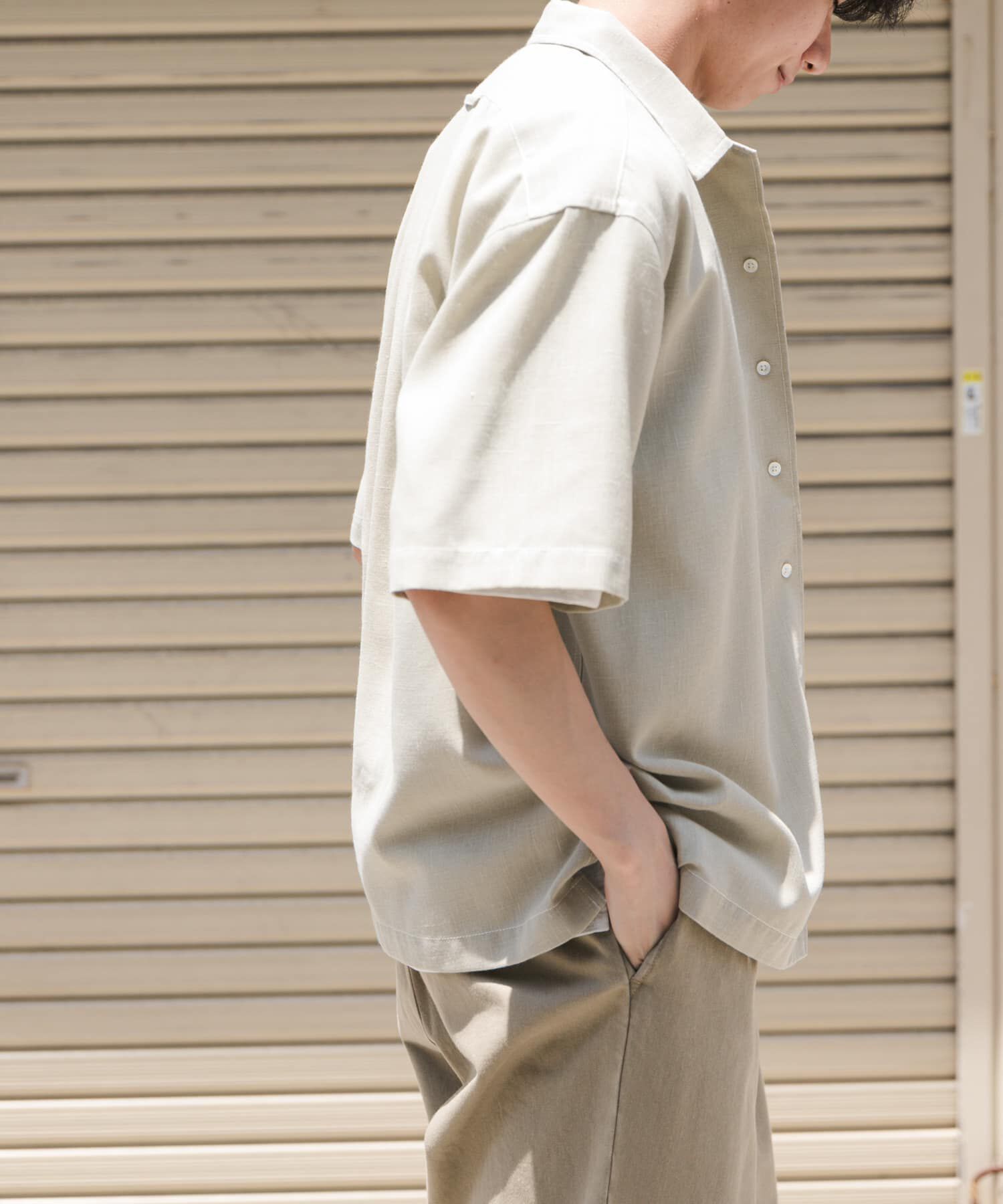 URBAN RESEARCH DOORS「FORK&SPOON　ピグメントプリントシャツ」|シャツ・ブラウス|