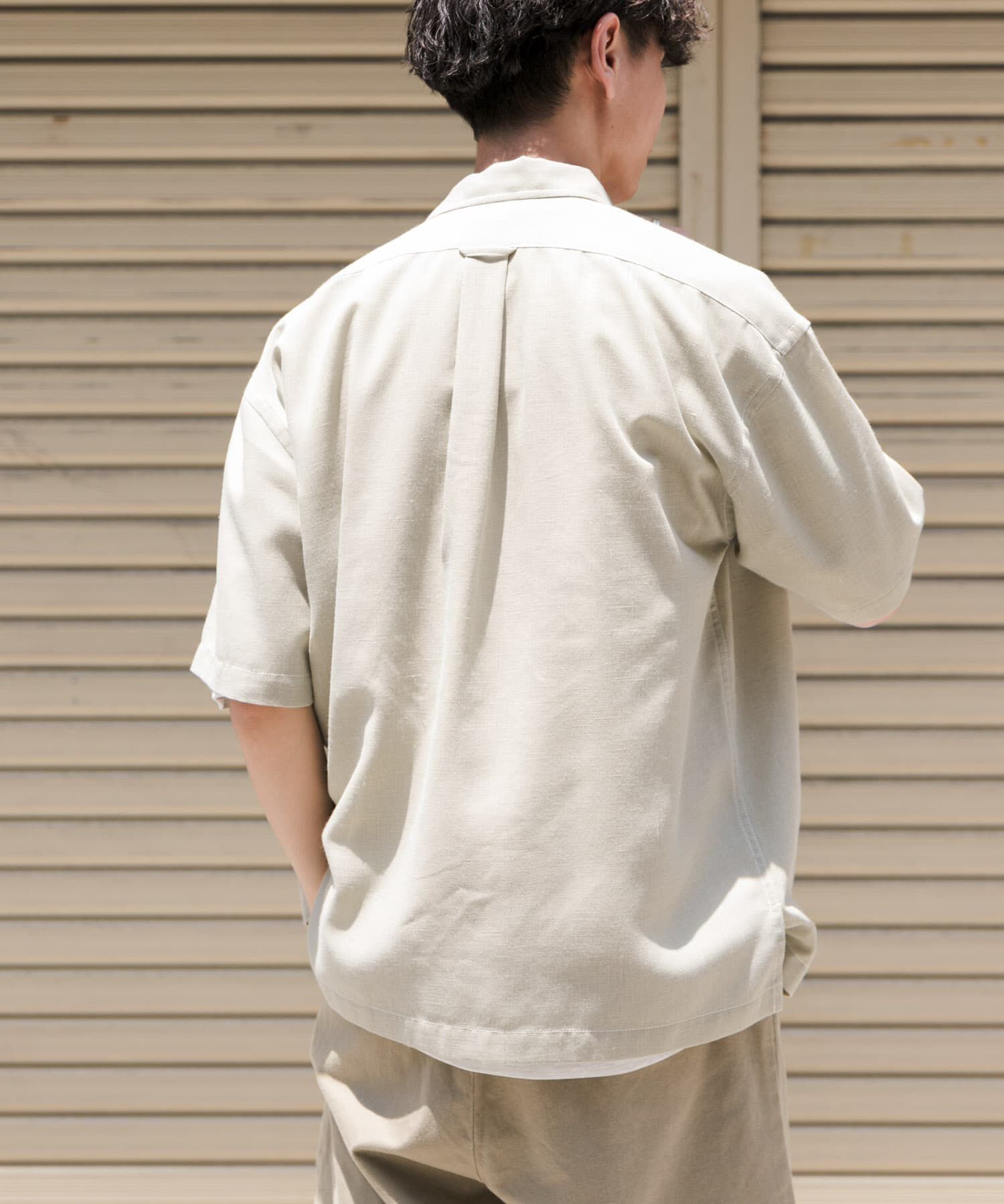 URBAN RESEARCH DOORS「FORK&SPOON　ピグメントプリントシャツ」|シャツ・ブラウス|