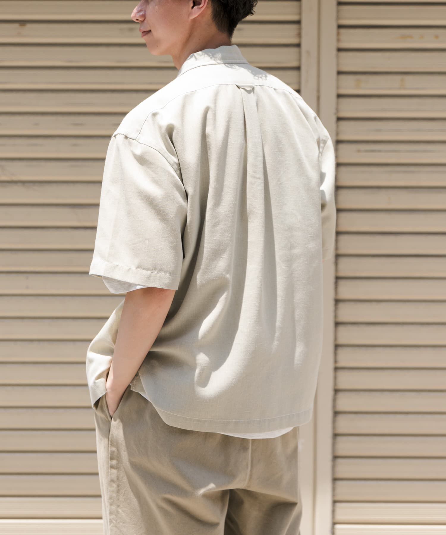 URBAN RESEARCH DOORS「FORK&SPOON　ピグメントプリントシャツ」|シャツ・ブラウス|