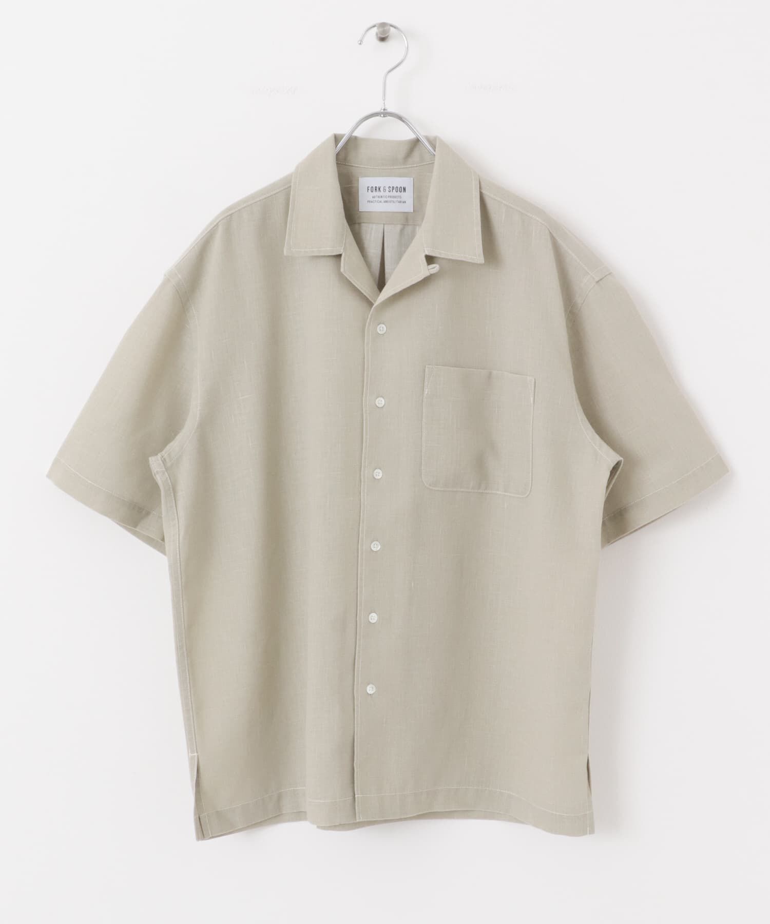 URBAN RESEARCH DOORS「FORK&SPOON　ピグメントプリントシャツ」|シャツ・ブラウス|