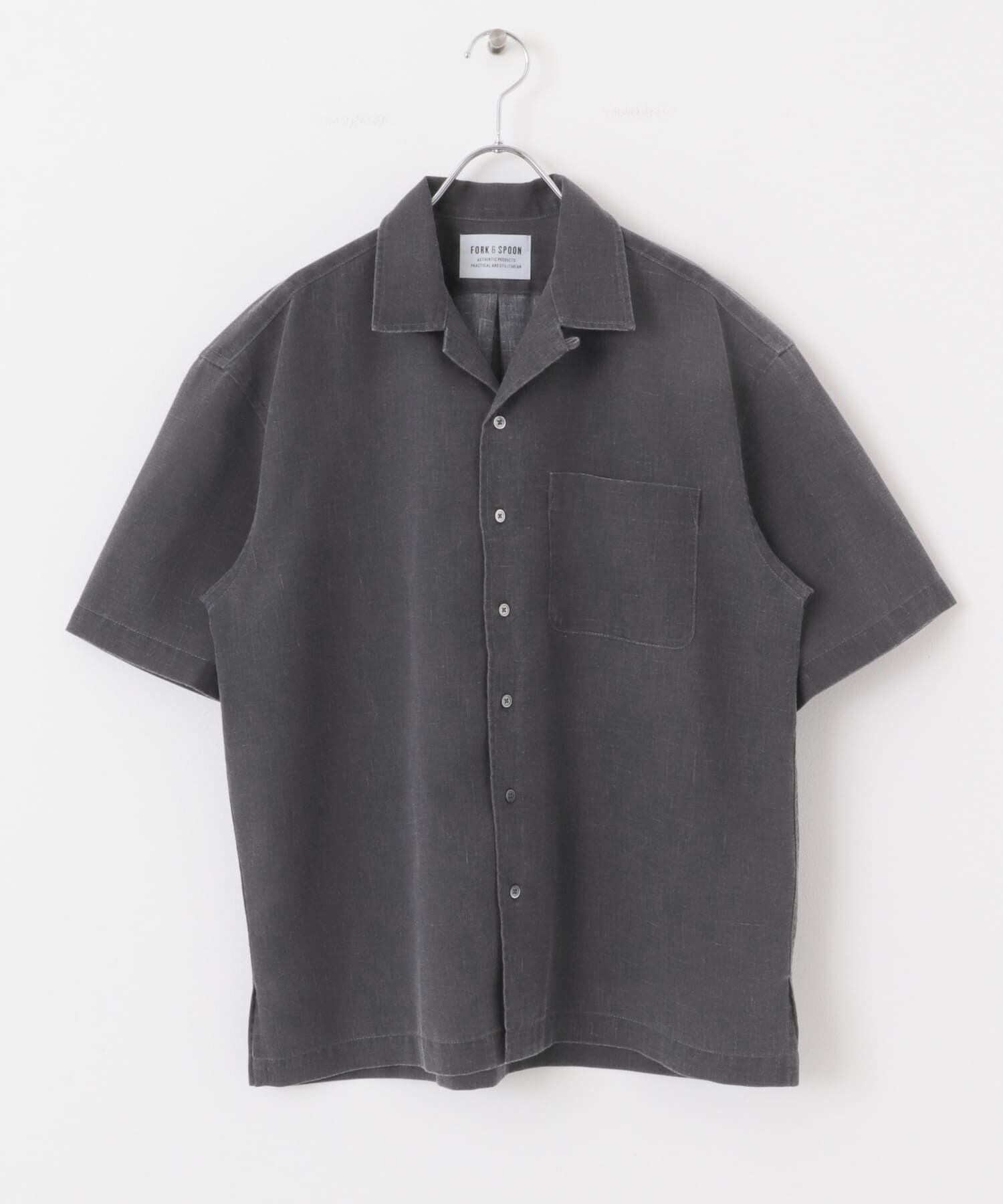 URBAN RESEARCH DOORS「FORK&SPOON　ピグメントプリントシャツ」|シャツ・ブラウス|