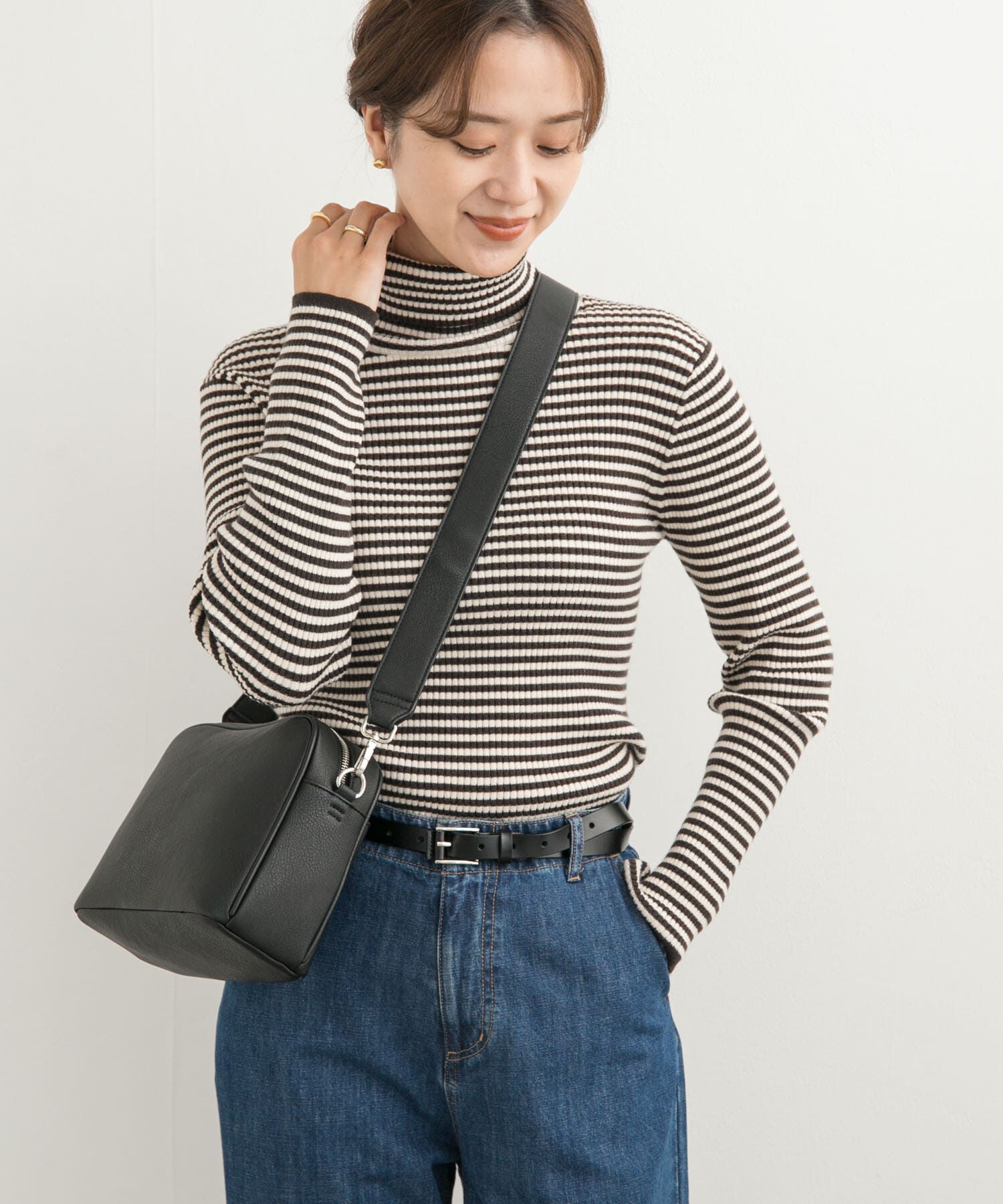 URBAN RESEARCH DOORS「ボーダーリブタートル」|ニット・セーター|