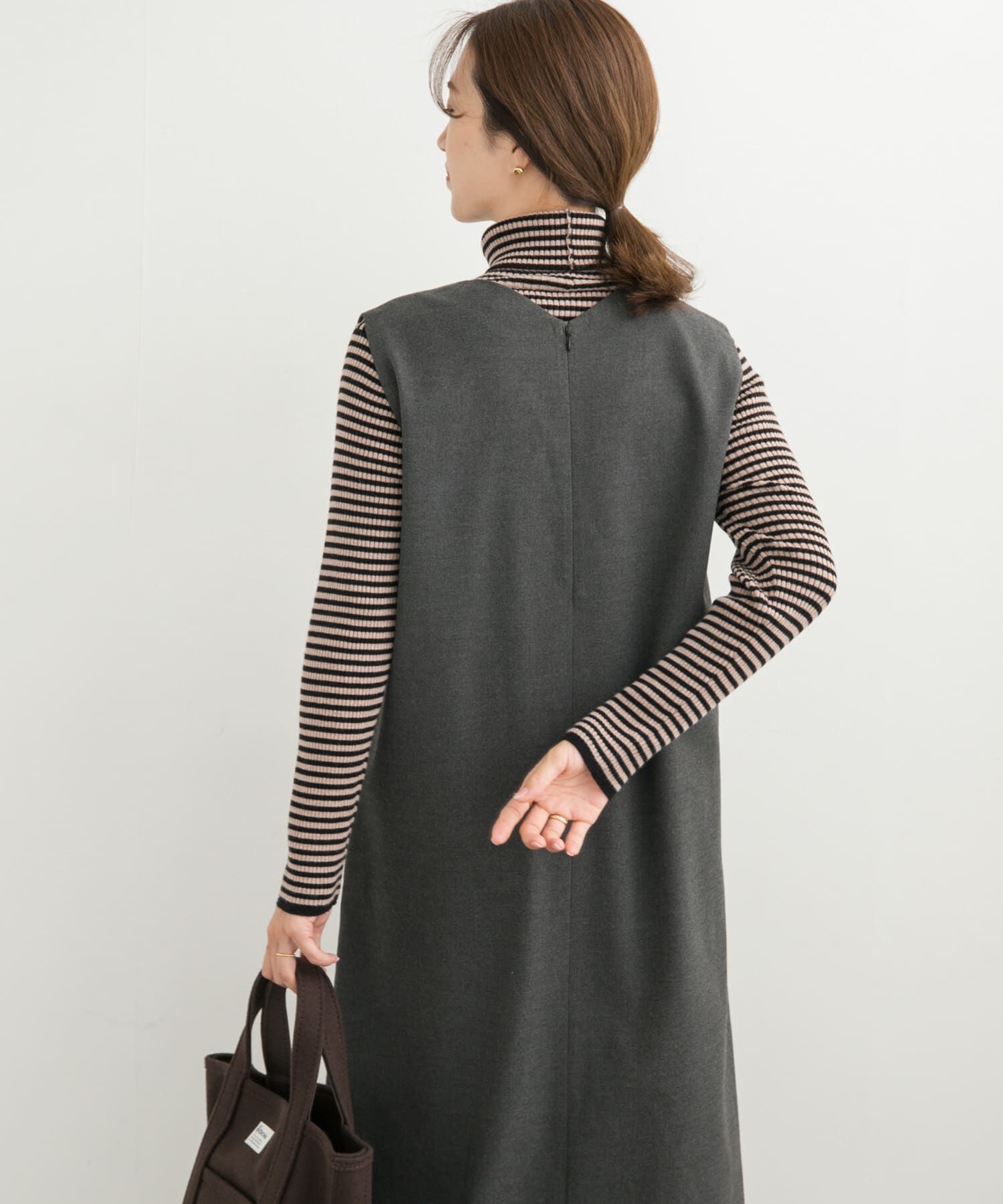 URBAN RESEARCH DOORS「ボーダーリブタートル」|ニット・セーター|