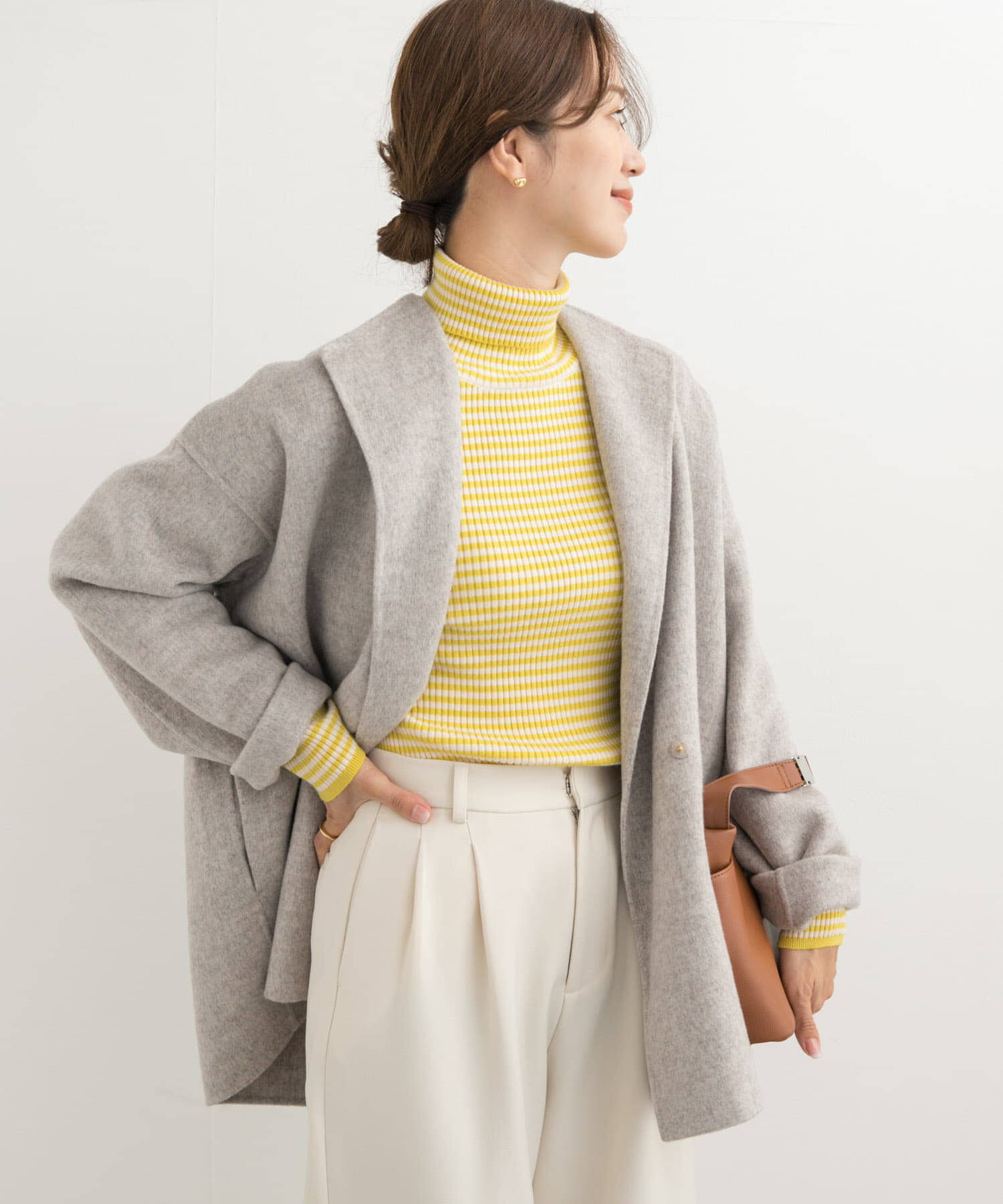 URBAN RESEARCH DOORS「ボーダーリブタートル」|ニット・セーター|