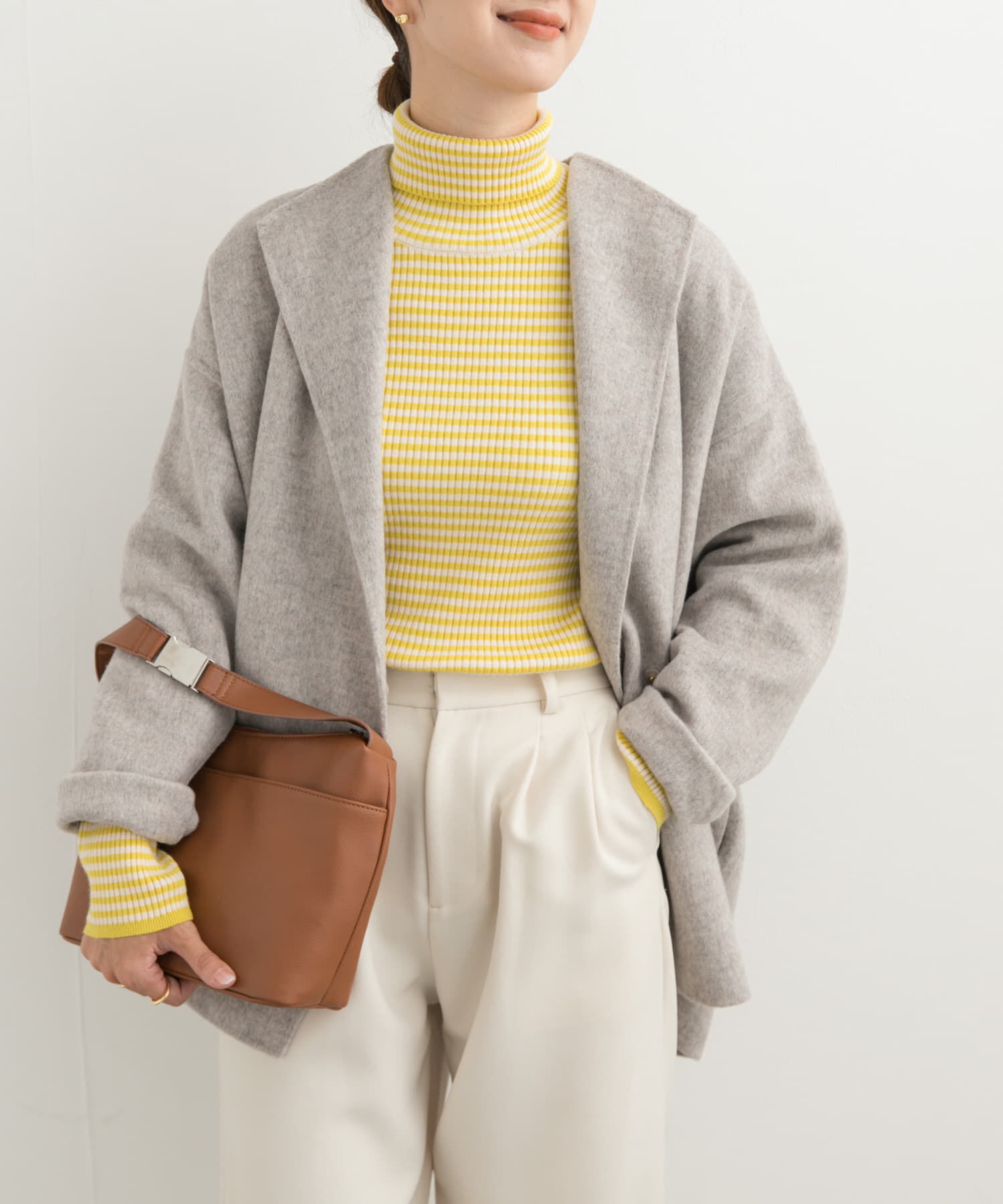 URBAN RESEARCH DOORS「ボーダーリブタートル」|ニット・セーター|