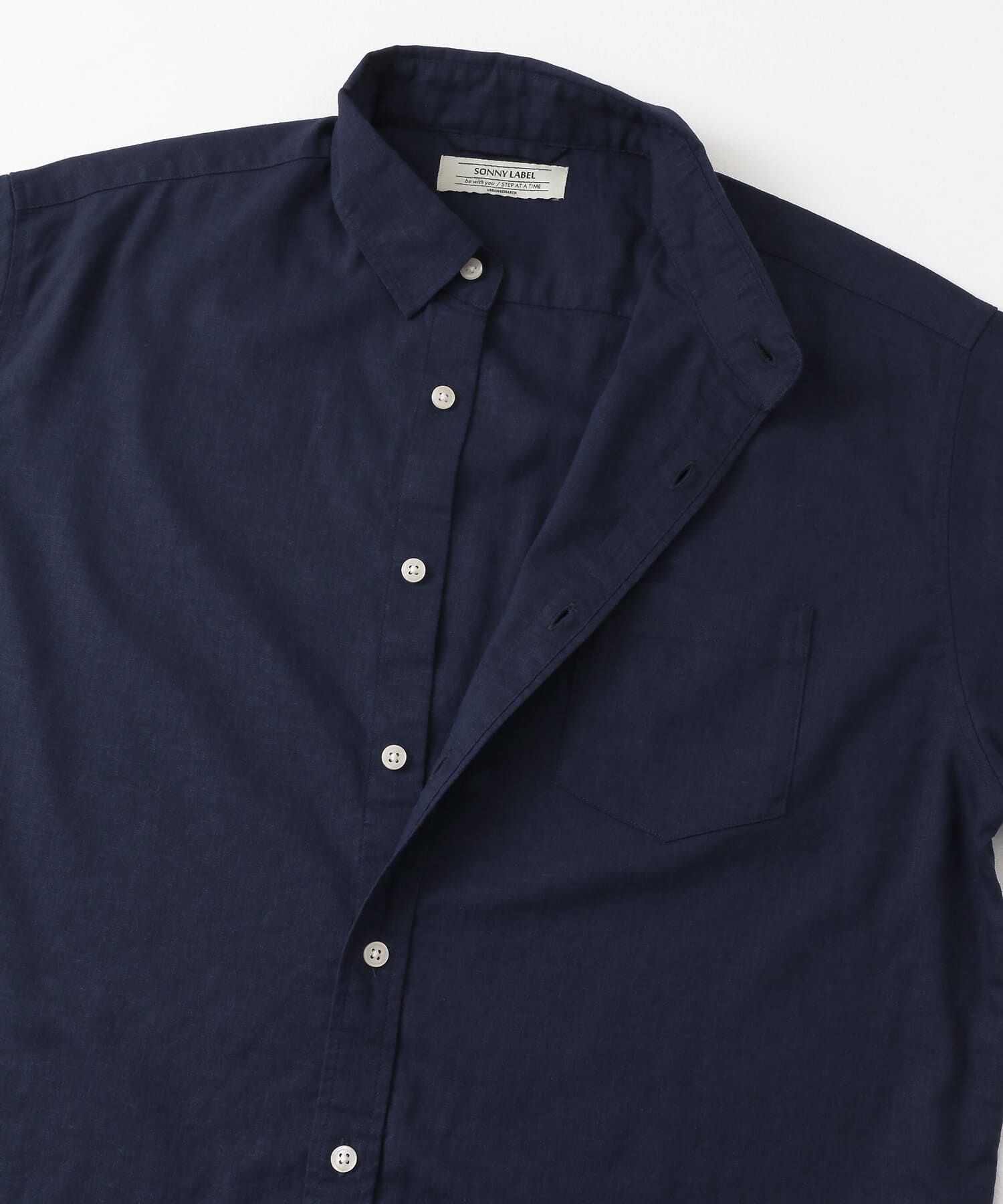 Sonny Label 「『吸水速乾/接触冷感』リネン混ハーフスリーブシャツ」|シャツ・ブラウス|