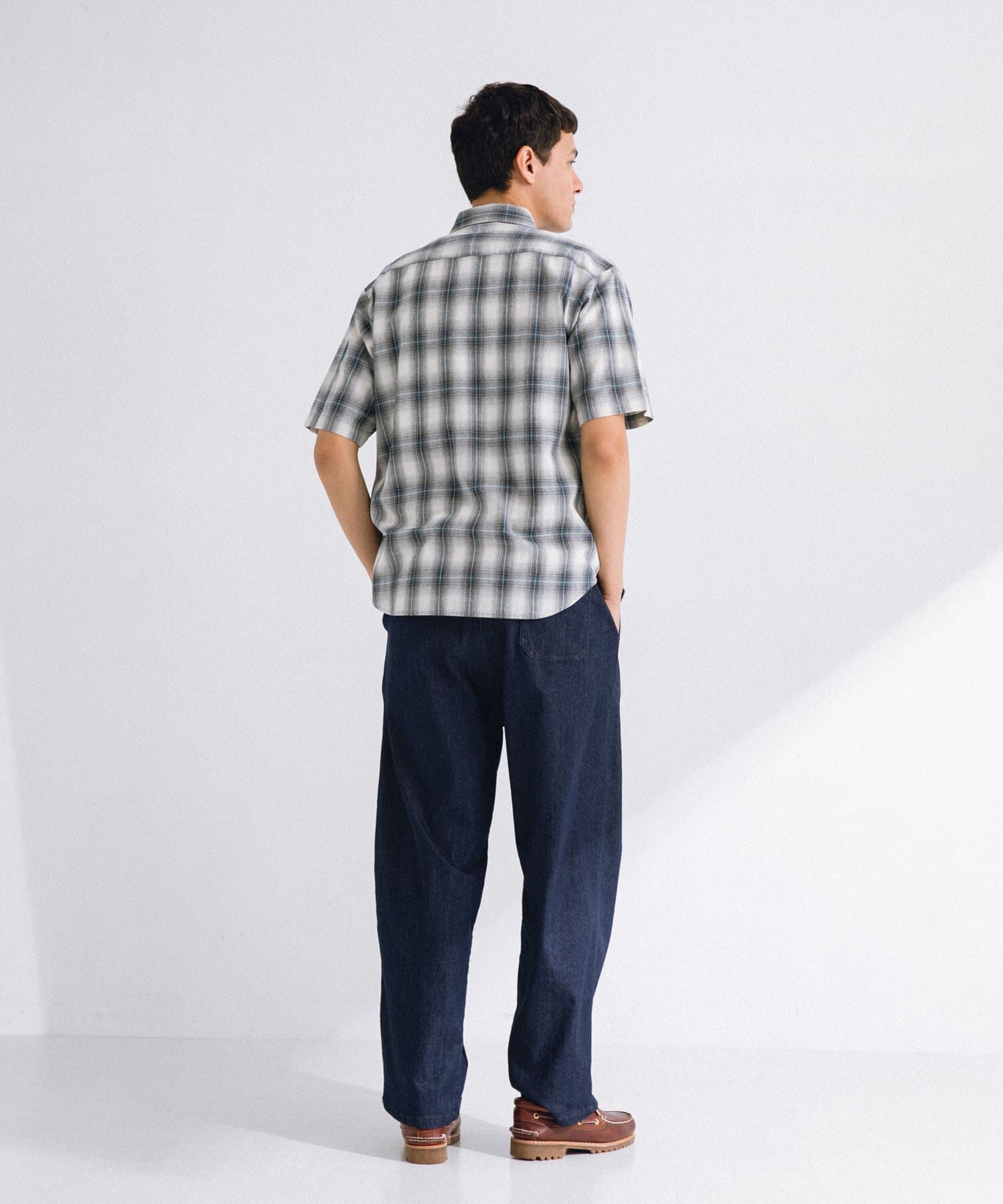 Sonny Label 「『吸水速乾/接触冷感』リネン混ハーフスリーブシャツ」|シャツ・ブラウス|