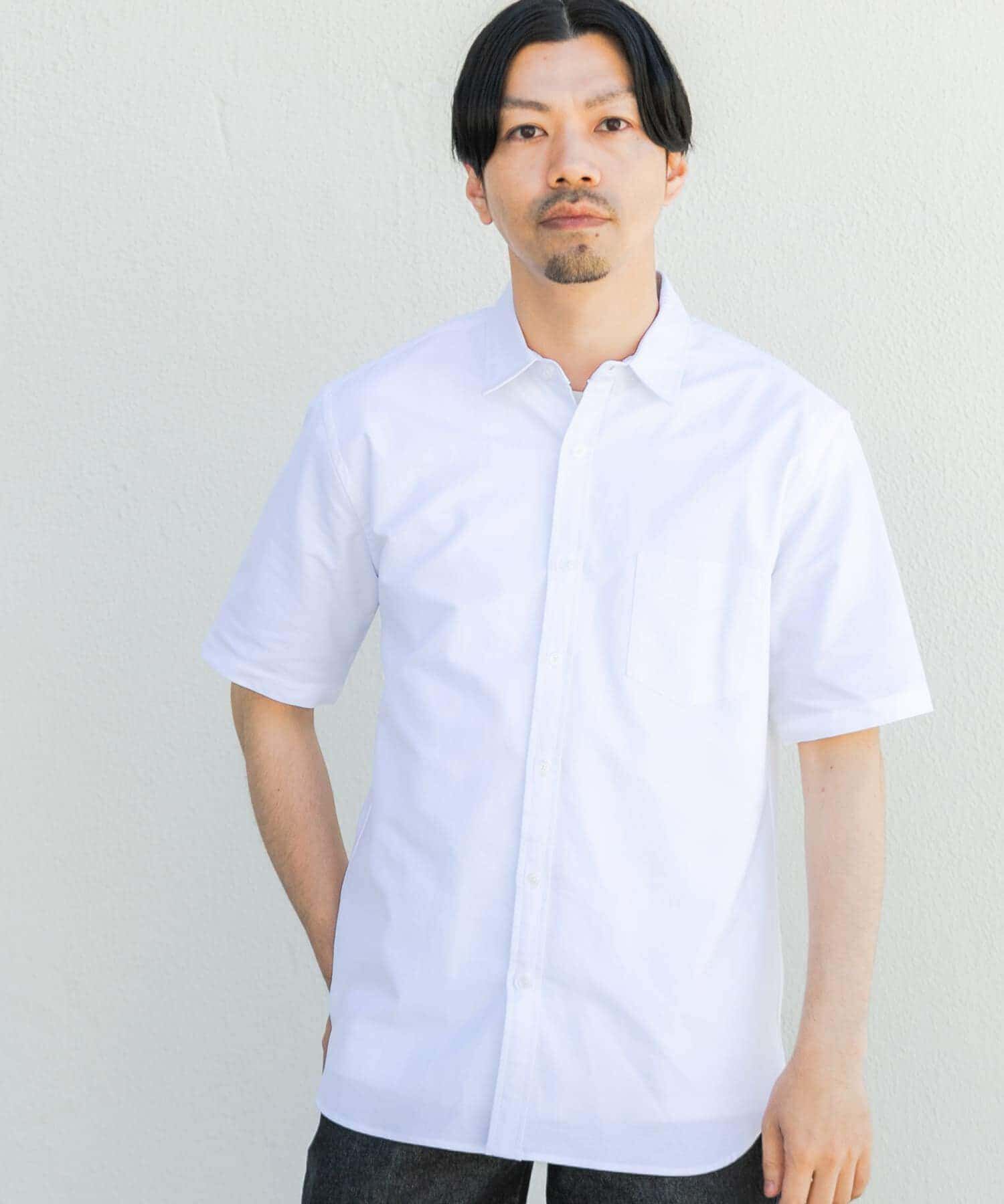 URBAN RESEARCH ROSSO「『抗菌/消臭』『XXLサイズあり』ハイパフォーマンスオックス半袖シャツ」|シャツ・ブラウス|