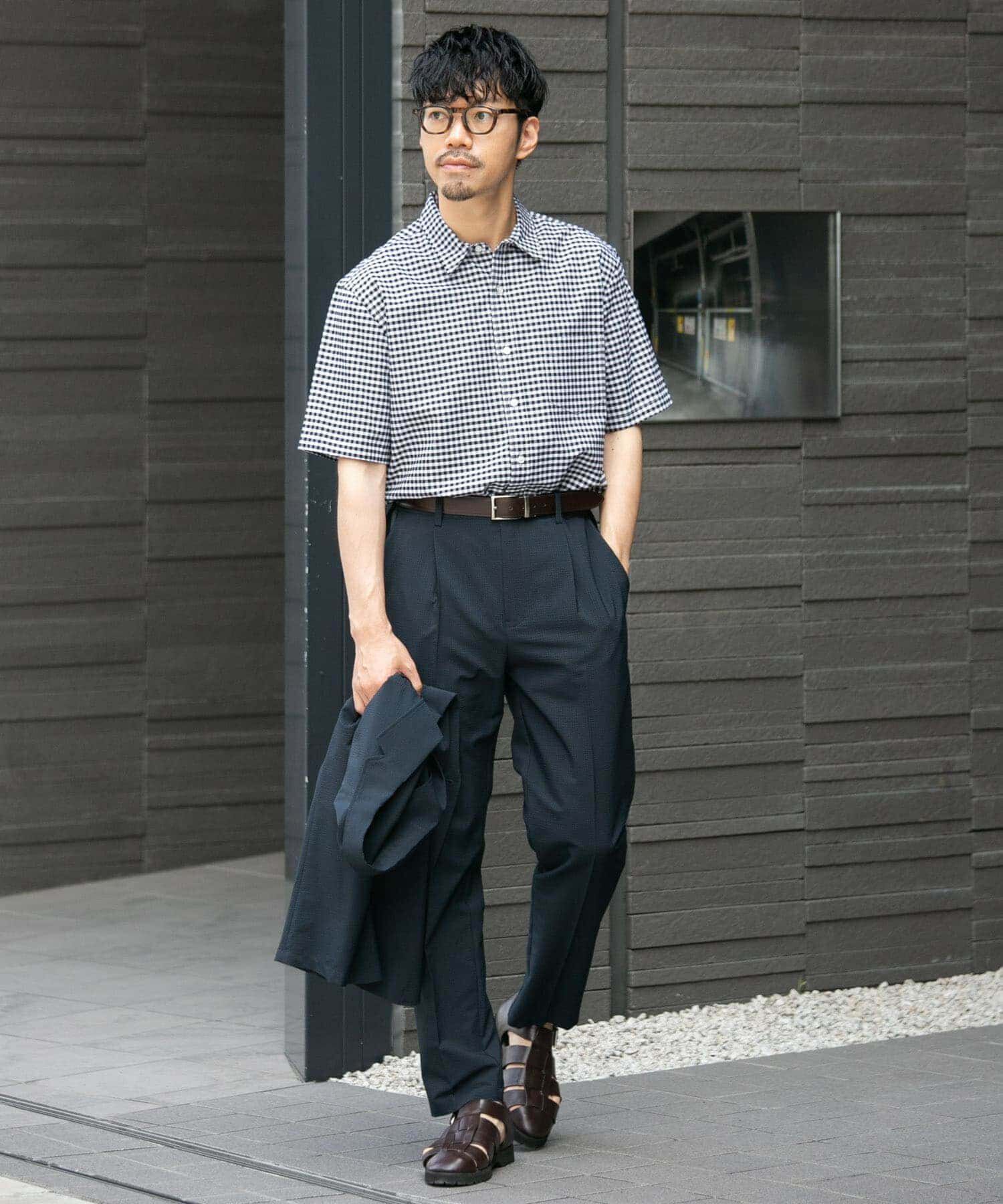 URBAN RESEARCH ROSSO「『抗菌/消臭』『XXLサイズあり』ハイパフォーマンスオックス半袖シャツ」|シャツ・ブラウス|