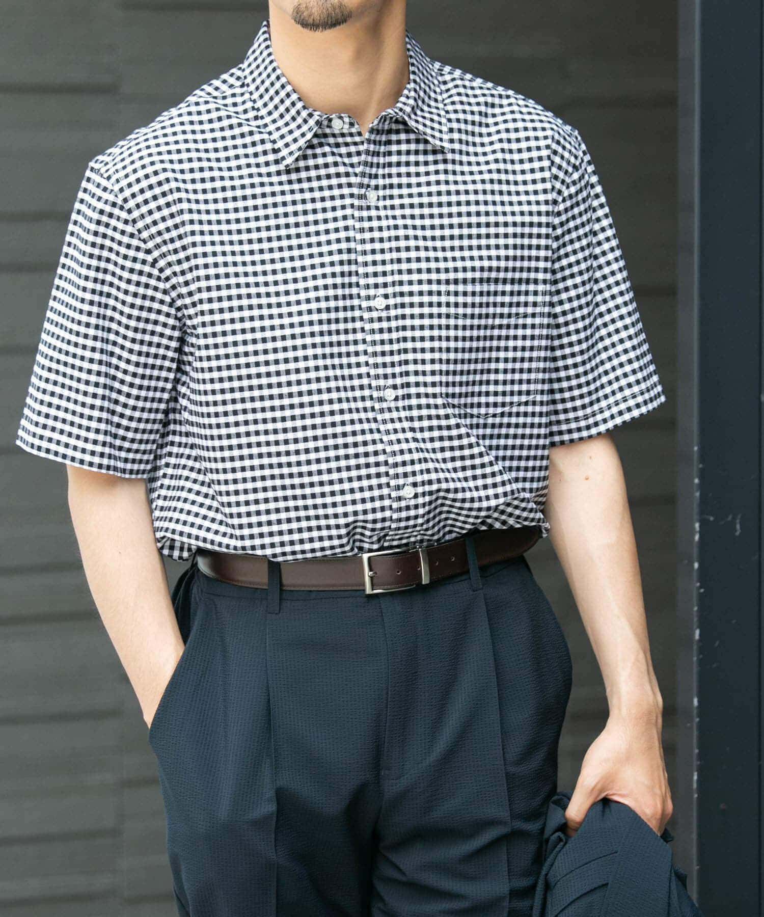 URBAN RESEARCH ROSSO「『抗菌/消臭』『XXLサイズあり』ハイパフォーマンスオックス半袖シャツ」|シャツ・ブラウス|