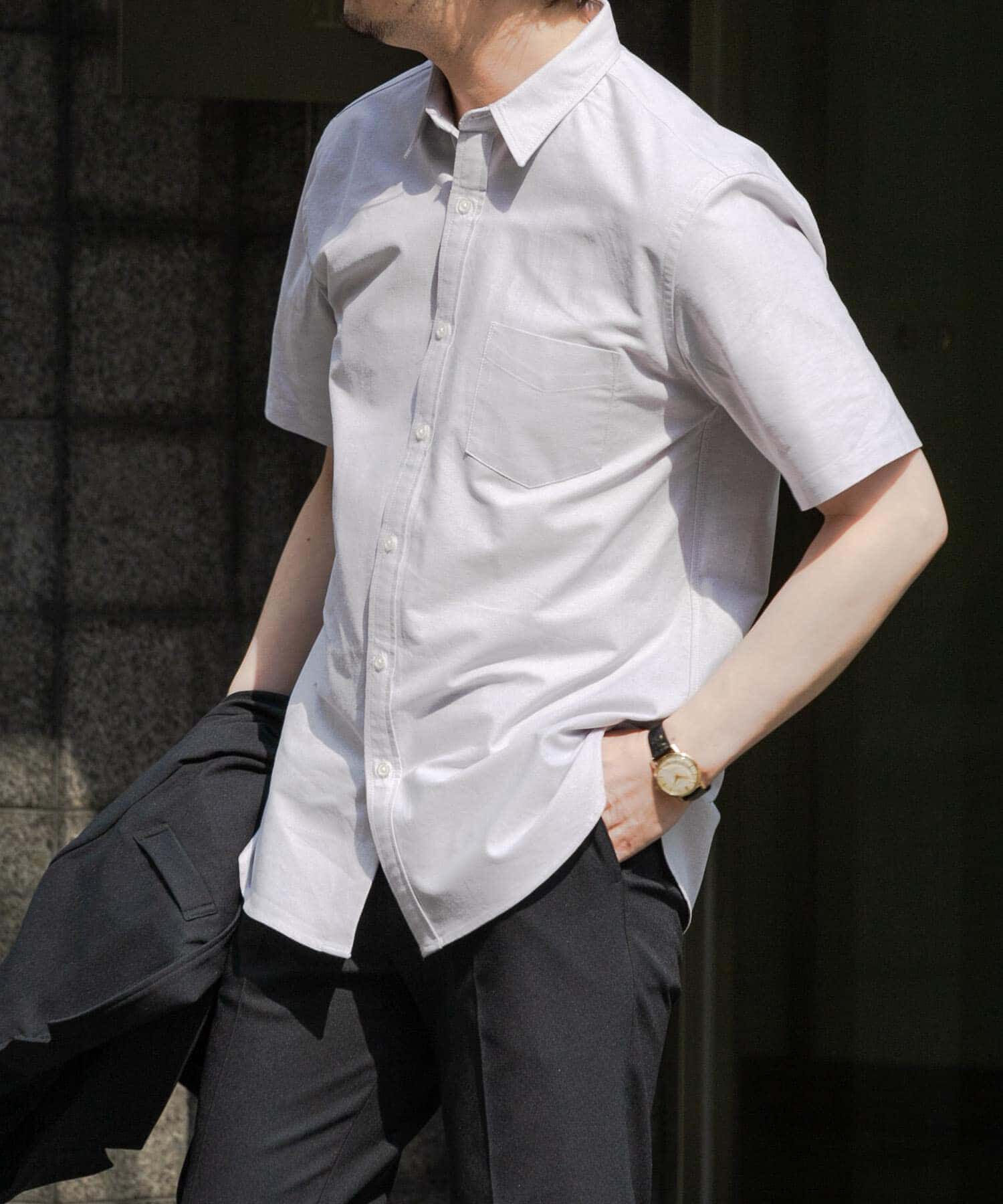 URBAN RESEARCH ROSSO「『抗菌/消臭』『XXLサイズあり』ハイパフォーマンスオックス半袖シャツ」|シャツ・ブラウス|