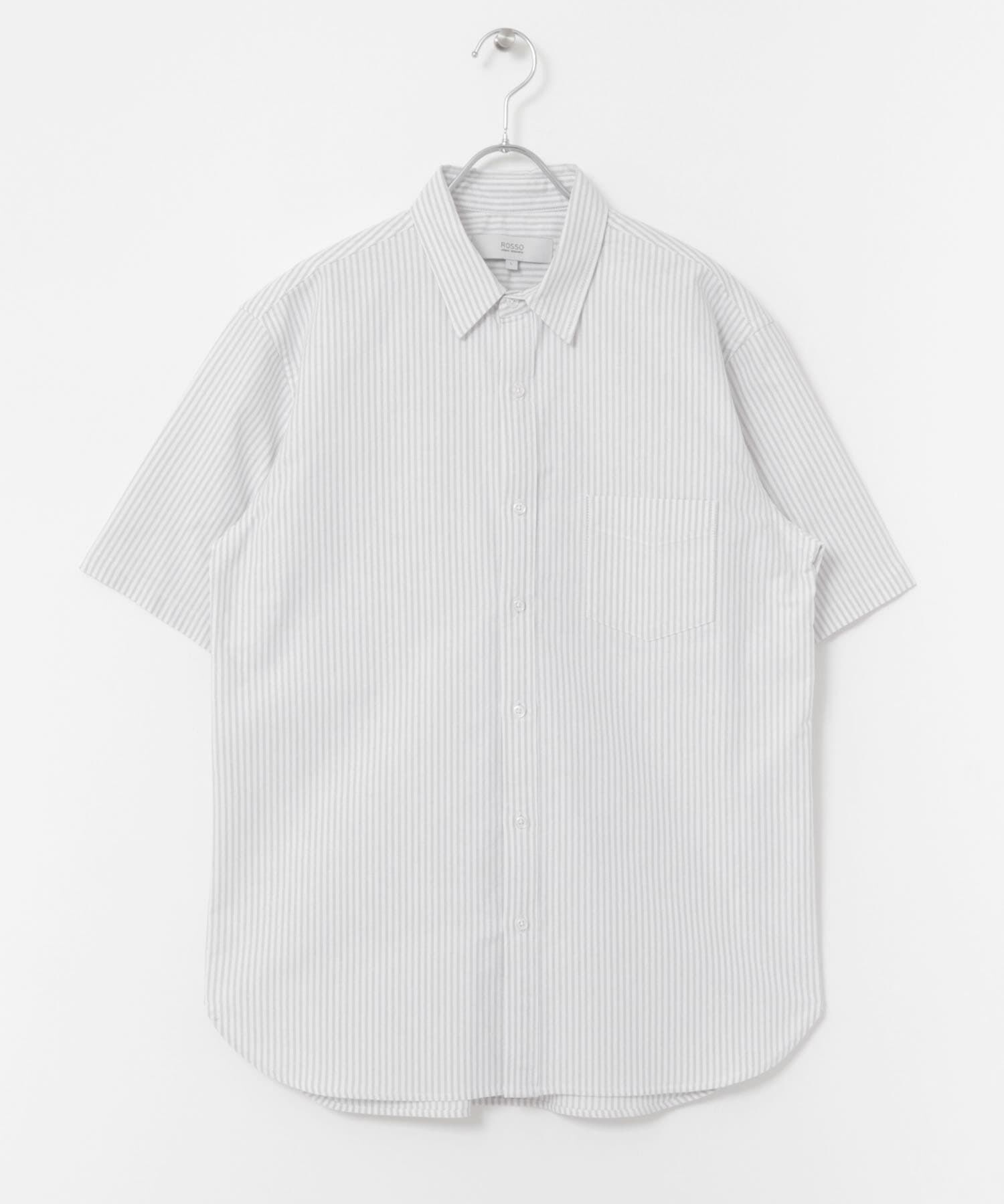 URBAN RESEARCH ROSSO「『抗菌/消臭』『XXLサイズあり』ハイパフォーマンスオックス半袖シャツ」|シャツ・ブラウス|