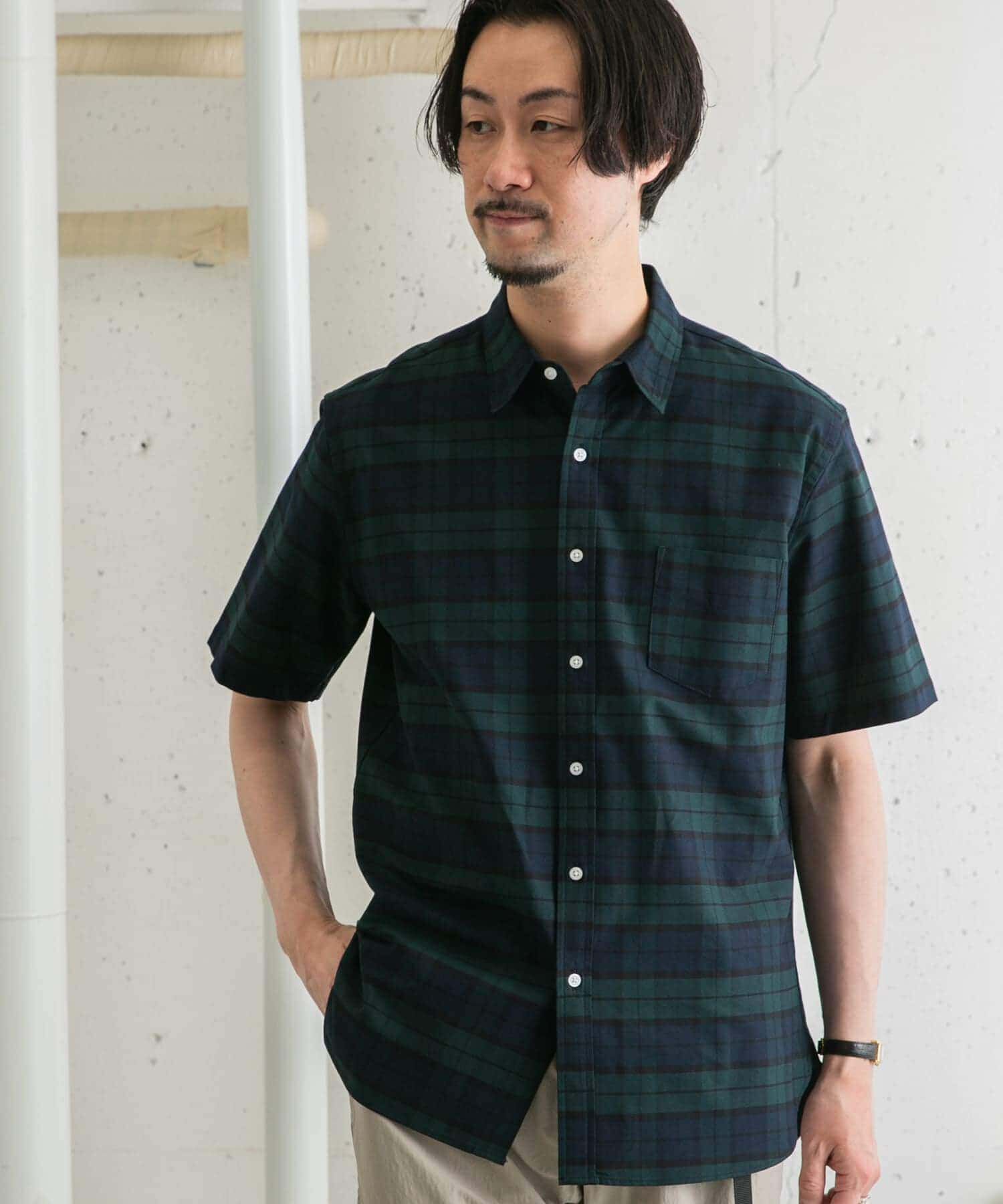 URBAN RESEARCH ROSSO「『抗菌/消臭』『XXLサイズあり』ハイパフォーマンスオックス半袖シャツ」|シャツ・ブラウス|