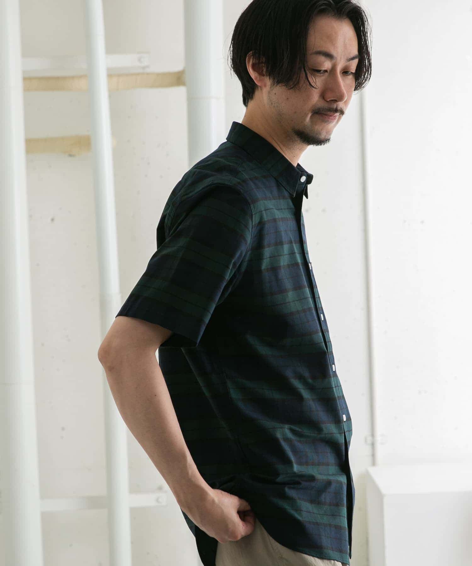 URBAN RESEARCH ROSSO「『抗菌/消臭』『XXLサイズあり』ハイパフォーマンスオックス半袖シャツ」|シャツ・ブラウス|