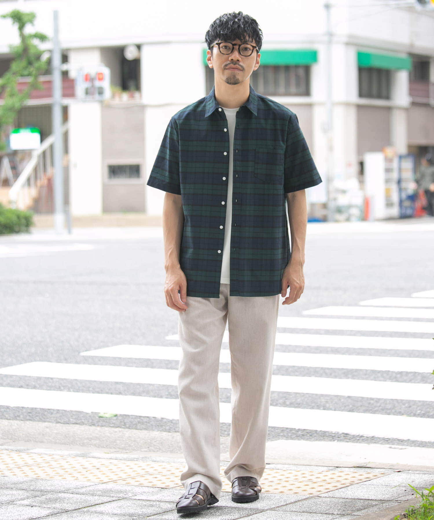 URBAN RESEARCH ROSSO「『抗菌/消臭』『XXLサイズあり』ハイパフォーマンスオックス半袖シャツ」|シャツ・ブラウス|