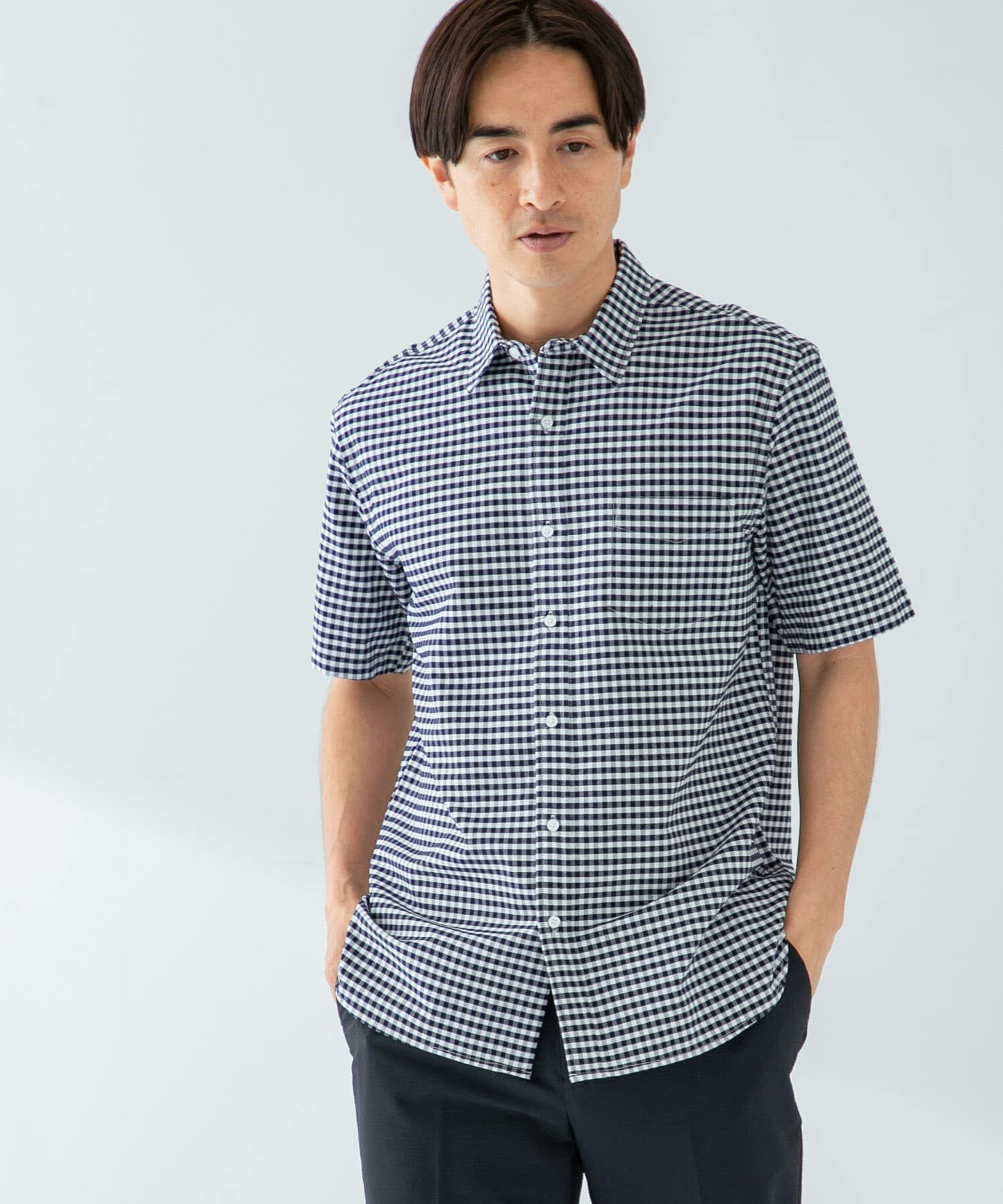 URBAN RESEARCH ROSSO「『抗菌/消臭』『XXLサイズあり』ハイパフォーマンスオックス半袖シャツ」|シャツ・ブラウス|