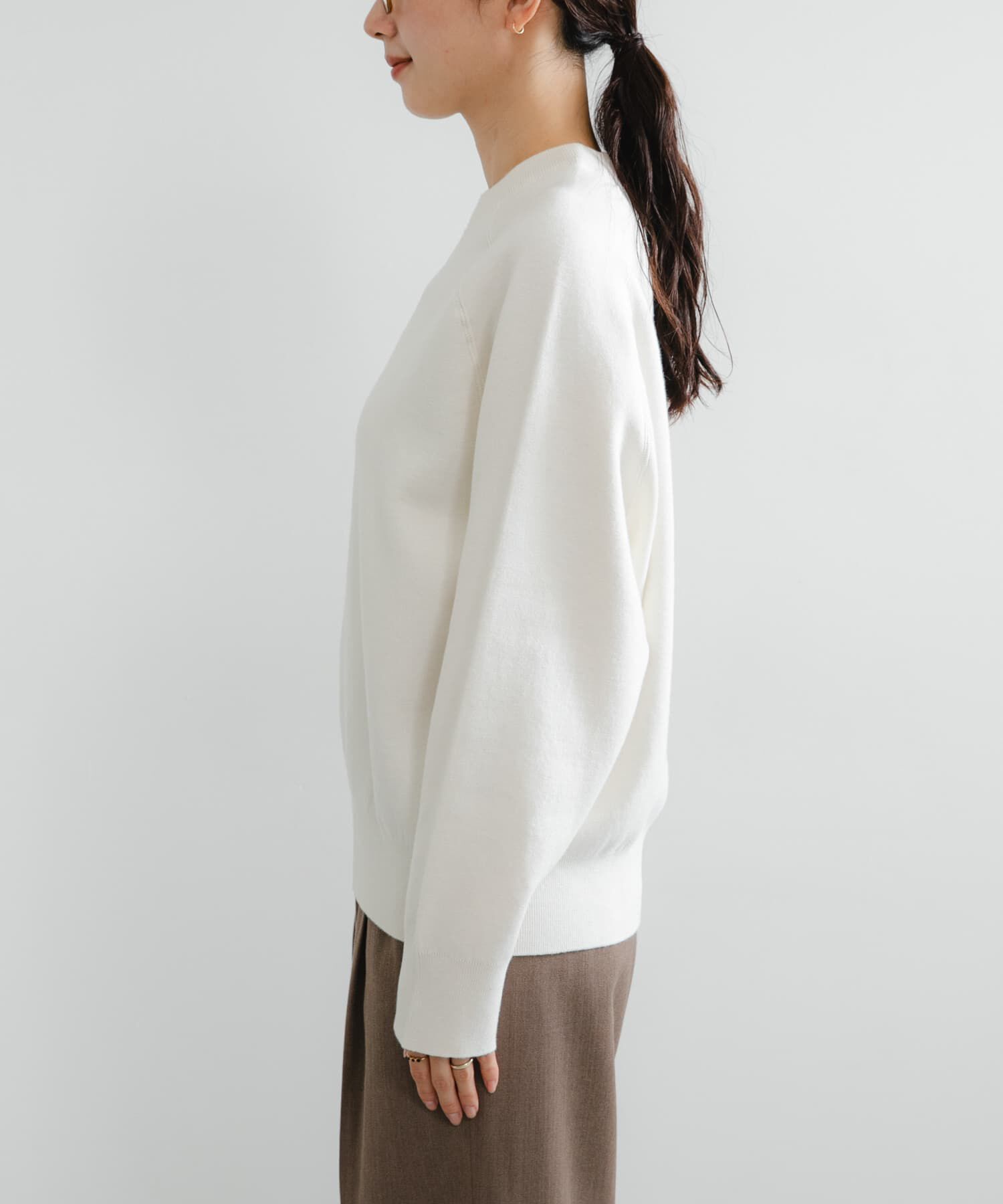 URBAN RESEARCH「コットンカシミヤスウェットニット」|ニット・セーター|