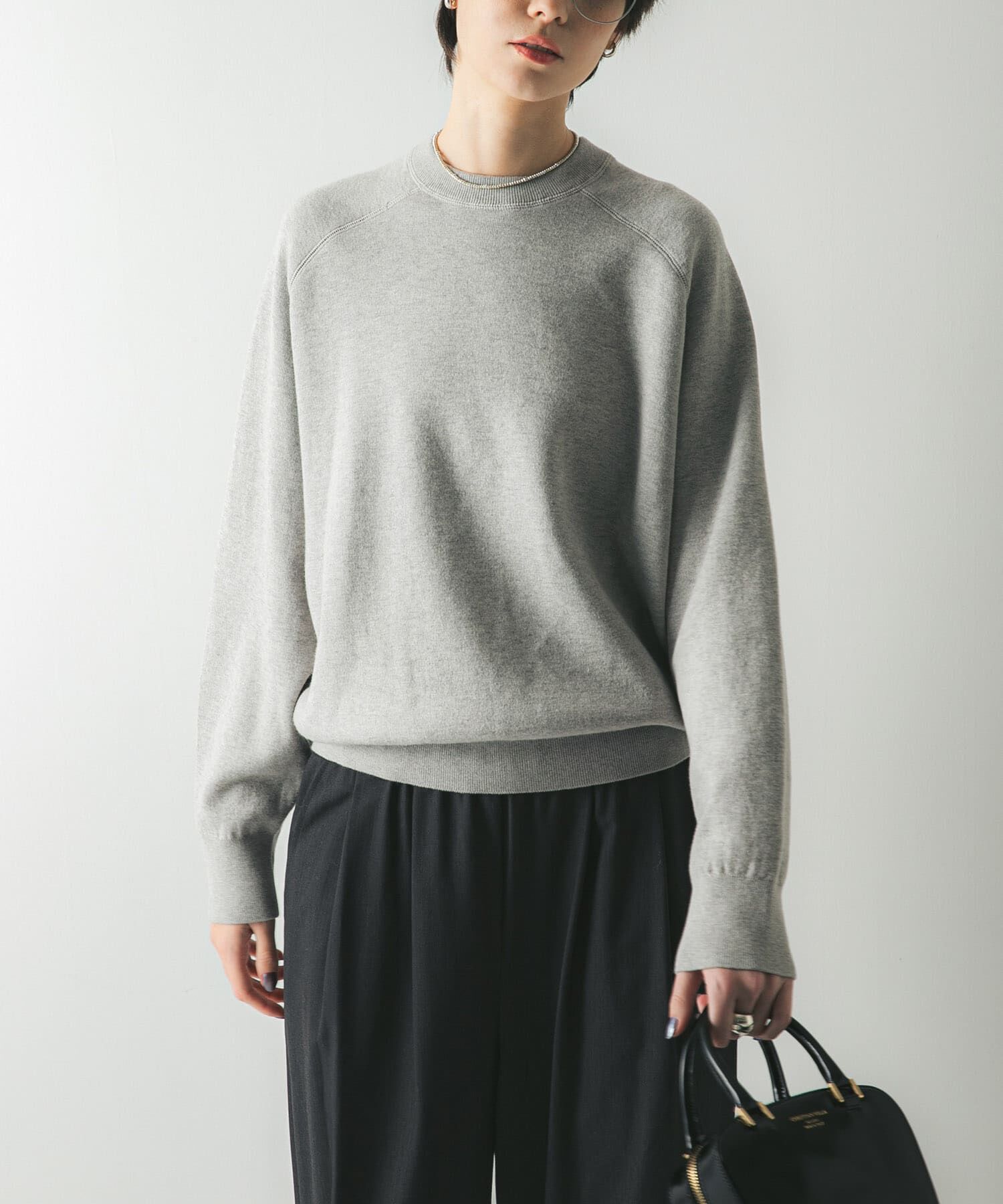 URBAN RESEARCH「コットンカシミヤスウェットニット」|ニット・セーター|