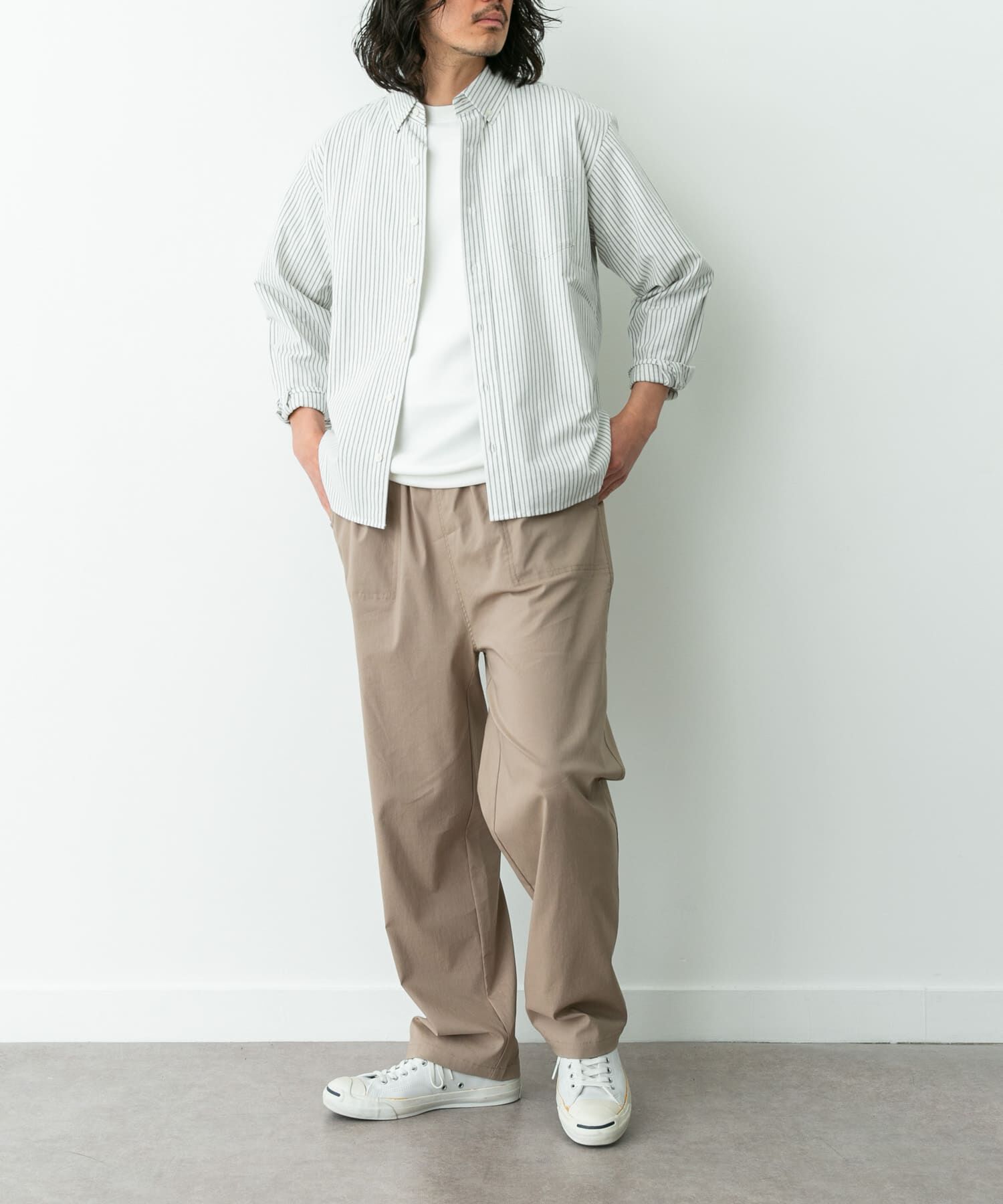 Sonny Label 「抗菌オックスボタンダウン長袖シャツ」|シャツ・ブラウス|